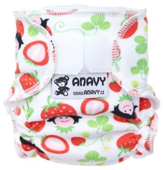 Anavy Puppenwindel (Mädchen mit Erdbeeren)